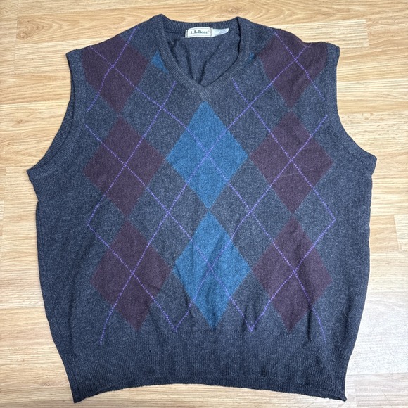 L.L. Bean Other - LL Bean Men's XL Lambswool Pullover Vest
